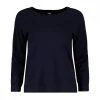 EMME MARELLA MAGLIA IN VISCOSA MENAGER DONNA Blu