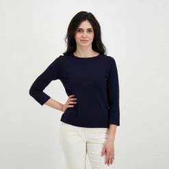 EMME MARELLA MAGLIA IN VISCOSA MENAGER DONNA Blu 12 EMME MARELLA MAGLIA IN VISCOSA MENAGER DONNA Blu -Strada Moda emme marella menager maglia in viscosa menager donna casual donna 044642801 009 5