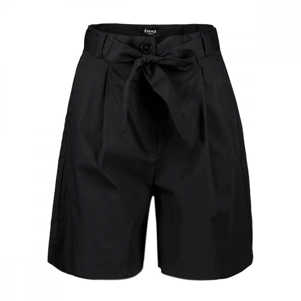 EMME MARELLA BERMUDA CON CINTURA MERLOT DONNA Nero 3 EMME MARELLA BERMUDA CON CINTURA MERLOT DONNA Nero