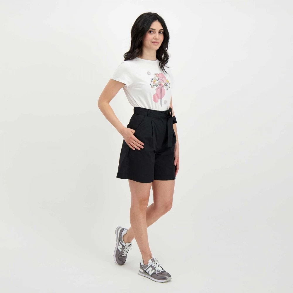 EMME MARELLA BERMUDA CON CINTURA MERLOT DONNA Nero 8 EMME MARELLA BERMUDA CON CINTURA MERLOT DONNA Nero - immagine 6