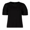 EMME MARELLA T-SHIRT MANICA SANGALLO PANAMA DONNA Nero