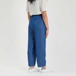 EMME MARELLA PANTALONI COULISSE QUEBEC DONNA Blu -Strada Moda emme marella quebec pantaloni coulisse quebec donna casual donna 044644301 001 5