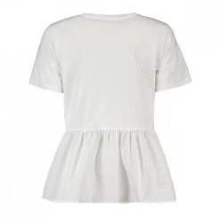 EMME MARELLA T-SHIRT BALZA RACER DONNA Bianco -Strada Moda emme marella racer t shirt balza racer donna casual donna 044644401 001 2