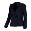 EMME MARELLA BLAZER DOPPIO PETTO IN JERSEY RIDGE DONNA Blu