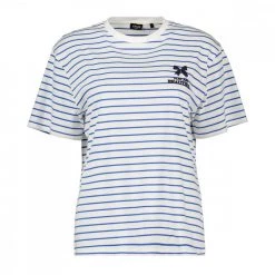 EMME MARELLA T-SHIRT ZULIA DONNA Bianco, Blu