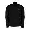 FRED PERRY MAGLIONE DOLCEVITA IN LANA E COTONE Nero