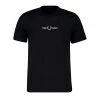 FRED PERRY T-SHIRT LOGO EMBROIDERED Nero -Strada Moda fred perry m2706 t shirt logo embroidered casual uomo 043792501 102 1