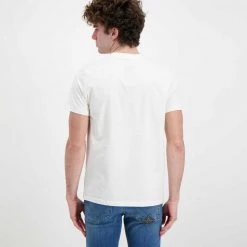 FRED PERRY T-SHIRT LOGO EMBROIDERED Bianco -Strada Moda fred perry m2706 t shirt logo embroidered casual uomo 044988901 303 3