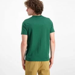 FRED PERRY T-SHIRT BASIC RINGER Verde -Strada Moda fred perry m3519 t shirt basic ringer casual uomo 042673401 406 3