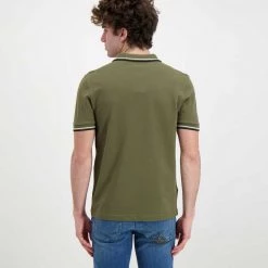 FRED PERRY POLO M3600 Verde -Strada Moda fred perry m3600 polo m3600 casual uomo 044989101 b57 3