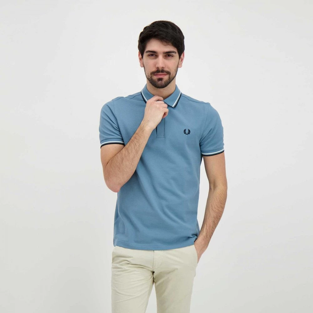 FRED PERRY POLO M3600 Blu 6 FRED PERRY POLO M3600 Blu - immagine 4