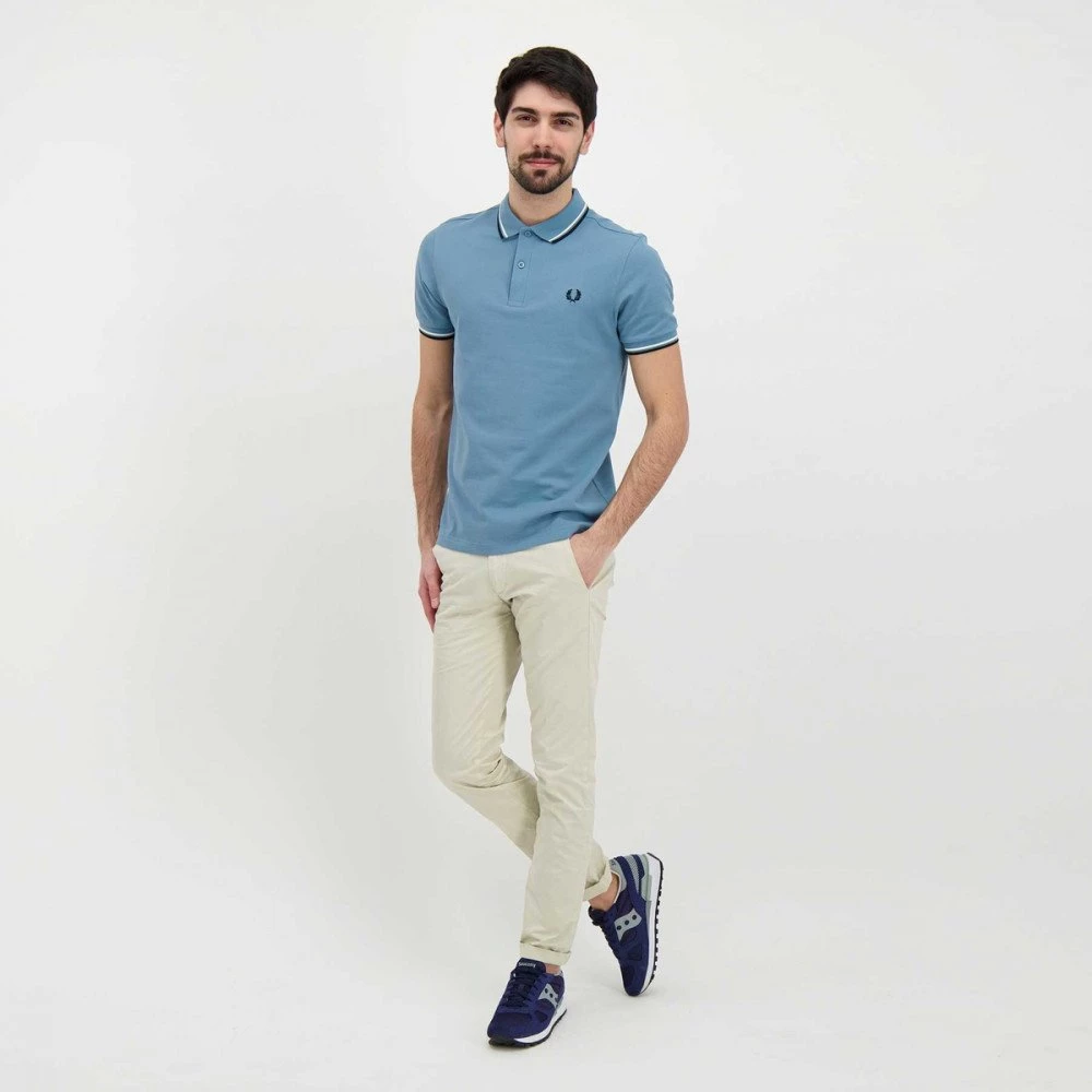 FRED PERRY POLO M3600 Blu 7 FRED PERRY POLO M3600 Blu - immagine 5