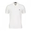 FRED PERRY Polo Slim Colletto Tinta Unita Bianco