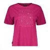 FREDDY T-SHIRT BASIC COTTON SCRITTE DONNA Fucsia -Strada Moda freddy s2wbct7 t shirt basic cotton scritte donna sport style donna 045252101 f104 1
