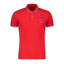 GANT POLO 3-COL TIPPING PIQUE Rosso