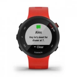 GARMIN FORERUNNER 45 Rosso -Strada Moda garmin 010 forerunner 45 orologi gps strumenti tecnologici uomo 039693601 16 2