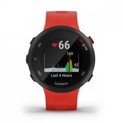 GARMIN FORERUNNER 45 Rosso -Strada Moda garmin 010 forerunner 45 orologi gps strumenti tecnologici uomo 039693601 16 3
