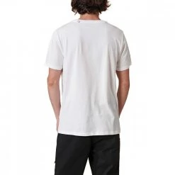 GLOBE T-SHIRT DOWN UNDER Bianco -Strada Moda globe gb02001001 t shirt down under street style uomo 044731701 wht 2
