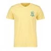 GLOBE T-SHIRT PEACE MAN Giallo -Strada Moda globe gb02241001 t shirt peace man street style uomo 044731801 mell 1