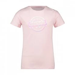 GUESS T-SHIRT LOGO CANGIANTE BAMBINA Rosa