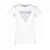 GUESS T-SHIRT TRIANGOLO LOGO BAMBINA Bianco 2 GUESS T-SHIRT TRIANGOLO LOGO BAMBINA Bianco -Strada Moda guess j73i56 t shirt classica logo bambina abbigliamento bambino 039662601 twht 1