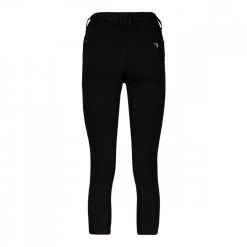 GUESS PANTALONE 1981 CAPRI COTONE STRETCH FOULARD DONNA -Strada Moda guess w2ga74w77re pantalone 1981 capri cotone stretch foulard donna casual donna 045294201 jblk 3