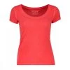 GUESS T-SHIRT MINI LOGO STRASS DONNA Rosso