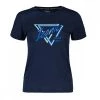 GUESS T-SHIRT NEW ICON LOGO DONNA Blu -Strada Moda guess w2ri14k9rv0 t shirt new icon logo donna casual donna 045299401 g7hr 1