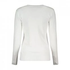 GUESS MAGLIONE GIROCOLLO LOGO DONNA Bianco -Strada Moda guess w2rr23z2nq0 maglione girocollo logo donna casual donna 045300301 g011 2