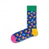 HAPPY SOCKS CALZA HAMBURGER SOCK -Strada Moda happy socks ham01 calza hamburger sock casual uomo 045626201 6000 1