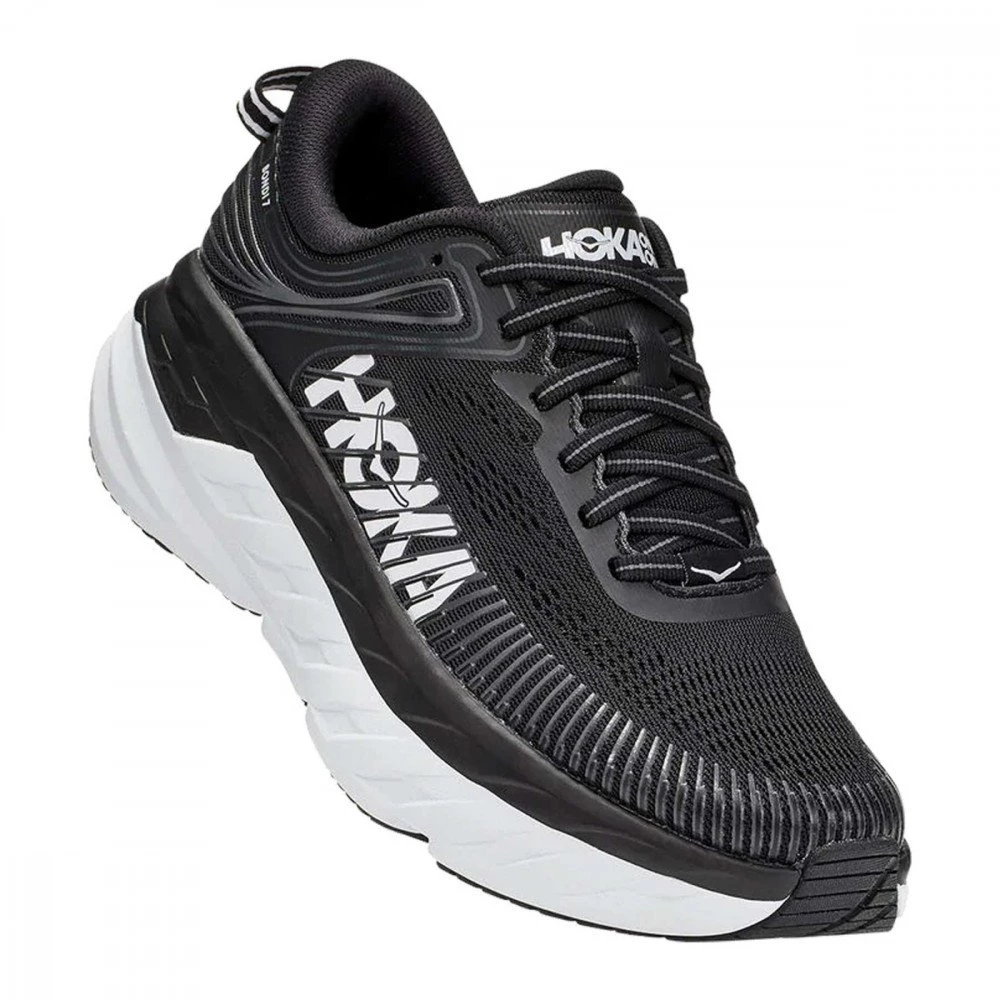 HOKA ONE ONE BONDI 7 DONNA Nero 4 HOKA ONE ONE BONDI 7 DONNA Nero - immagine 2