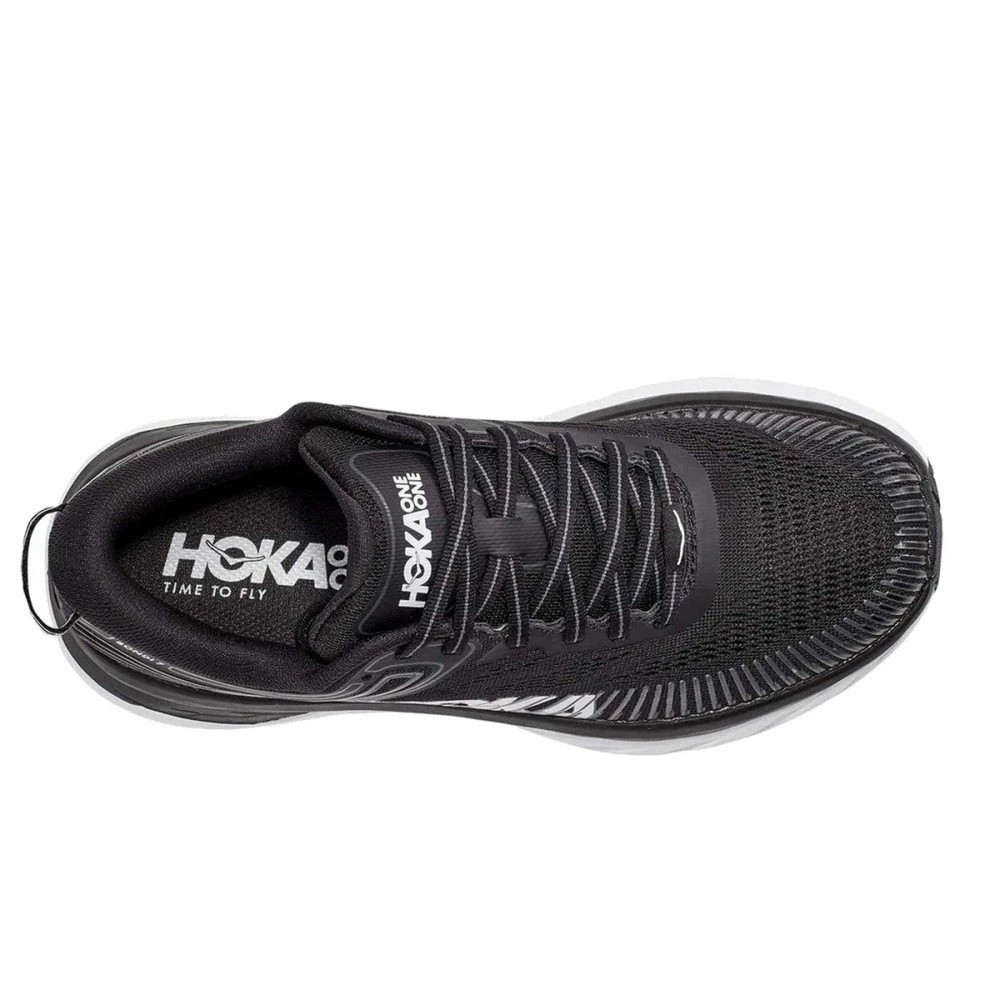 HOKA ONE ONE BONDI 7 DONNA Nero 6 HOKA ONE ONE BONDI 7 DONNA Nero - immagine 4