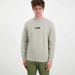 IUTER MAGLIONE BENGALA Grigio -Strada Moda iuter 22sijm85 maglione bengala street style uomo 044738601 grey 3