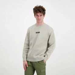 IUTER MAGLIONE BENGALA Grigio -Strada Moda iuter 22sijm85 maglione bengala street style uomo 044738601 grey 5