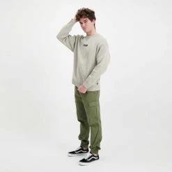 IUTER MAGLIONE BENGALA Grigio -Strada Moda iuter 22sijm85 maglione bengala street style uomo 044738601 grey 6