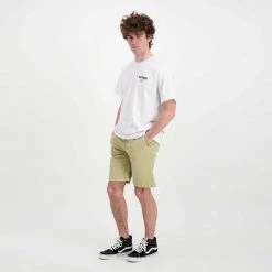 IUTER BERMUDA JOGGER Beige -Strada Moda iuter 22sijs01 bermuda jogger street style uomo 044751501 beige 6