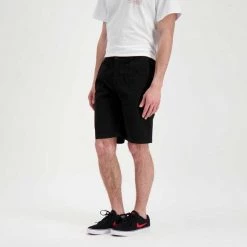 IUTER BERMUDA JOGGER Nero -Strada Moda iuter 22sijs01 bermuda jogger street style uomo 044751601 black 4