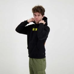 IUTER FELPA CON CAPPUCCIO STAY ALIVE Nero -Strada Moda iuter 22sish35 felpa con cappuccio stay alive street style uomo 044739201 black 5