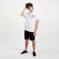 IUTER BERMUDA CARGO Nero -Strada Moda iuter 22sisj01 bermuda cargo street style uomo 044751801 black 6