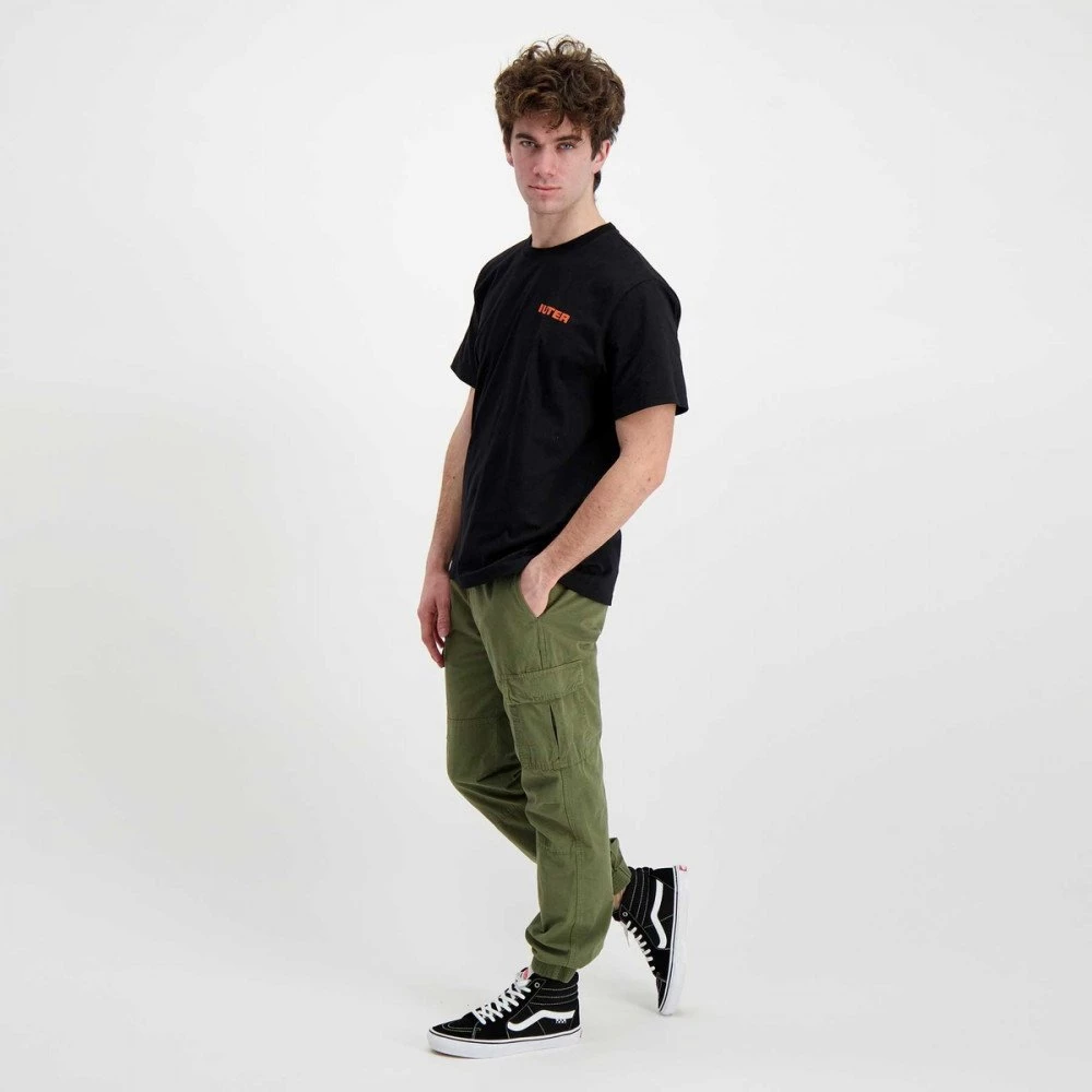 IUTER T-SHIRT DOUBLE LOGO Nero 8 IUTER T-SHIRT DOUBLE LOGO Nero - immagine 6