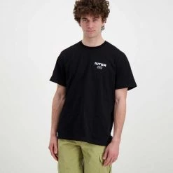 IUTER T-SHIRT FAST LOGO Nero -Strada Moda iuter 22sits16 t shirt fast logo street style uomo 044752101 black 3