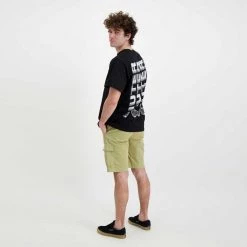 IUTER T-SHIRT FAST LOGO Nero -Strada Moda iuter 22sits16 t shirt fast logo street style uomo 044752101 black 6