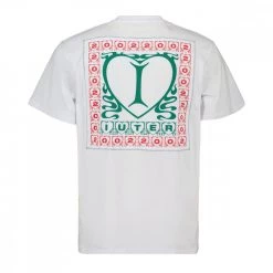 IUTER T-SHIRT LOVELY Bianco -Strada Moda iuter 22sits45 t shirt lovely street style uomo 044750901 white 2