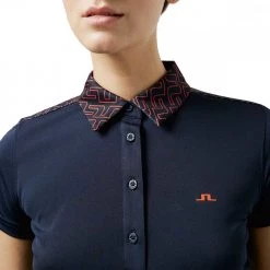 J LINDEBERG CARA GOLF POLO -Strada Moda j lindeberg gwjt05642 cara golf polo abbigliamento golf donna 045013101 6855 3