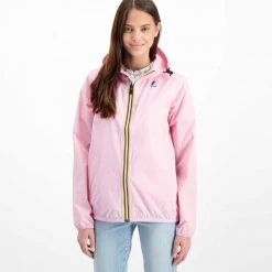 K-WAY GIACCA LE VRAI 3.0 CLAUDE Rosa -Strada Moda k way k004bd0 giacca le vrai 3 0 claue donna giacconi donna 042625001 v18 3