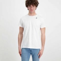 K-WAY T-SHIRT LE VRAI EDOUARD Bianco -Strada Moda k way k007je0 t shirt le vrai edouard casual uomo 045519901 001 2