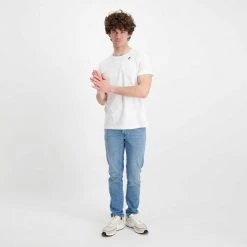 K-WAY T-SHIRT LE VRAI EDOUARD Bianco -Strada Moda k way k007je0 t shirt le vrai edouard casual uomo 045519901 001 5