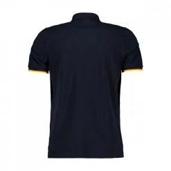 K-WAY POLO VINCENT CONTRASTO Blu -Strada Moda k way k008j50 polo bordi nastro k way casual uomo 040560201 k89 3