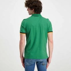 K-WAY POLO VINCENT CONTRASTO Verde -Strada Moda k way k008j50 polo vincent contrasto casual uomo 045520301 00q 4