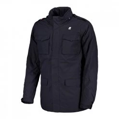 K-WAY GIACCA FIELD MANFIELD RIPSTOP MARMOTTA Blu